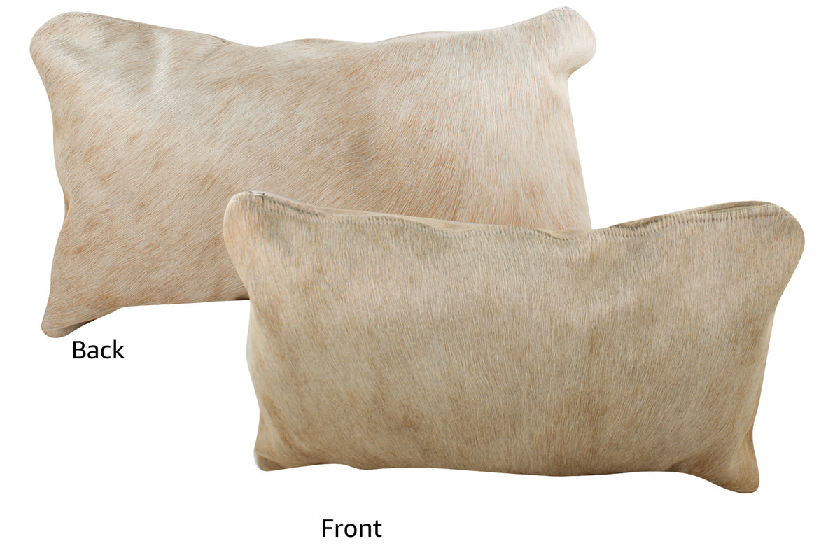 Champagne Cowhide Pillow #73402