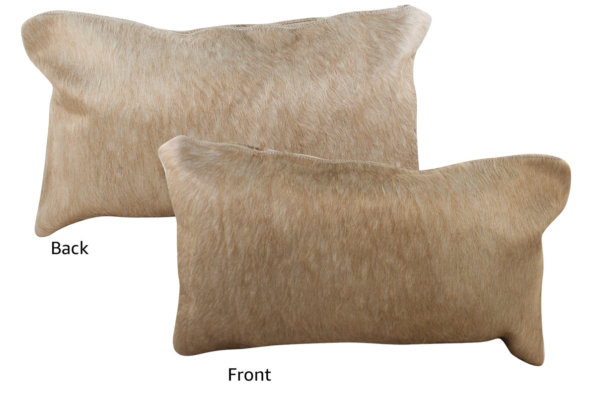 Champagne Cowhide Pillow #73681
