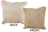 Champagne Cowhide Pillow 16x16 #73937 by Hudson Hides