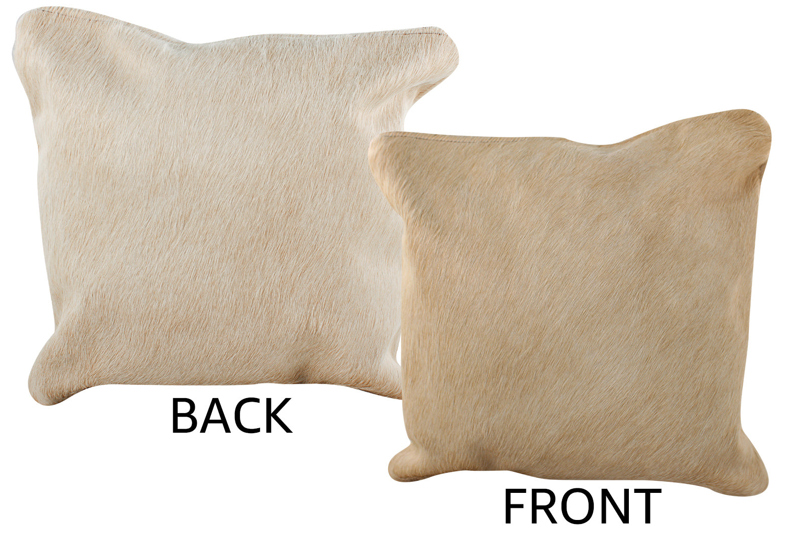 Champagne Cowhide Pillow #73937