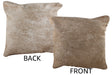 Taupe Cowhide Pillow 16x16 #73956 by Hudson Hides