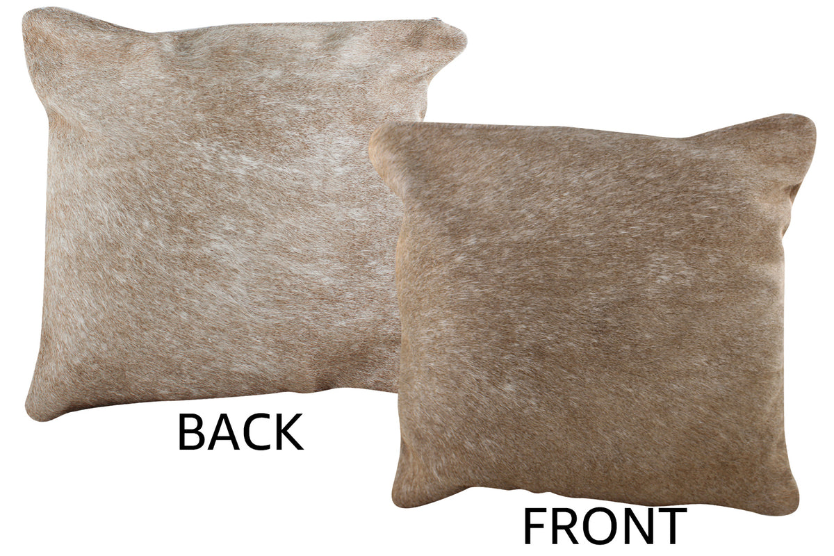 Taupe Cowhide Pillow #73956