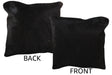 Solid Black Cowhide Pillow 20x20 #74120 by Hudson Hides