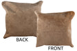 Taupe Cowhide Pillow 16x16 #74727 by Hudson Hides