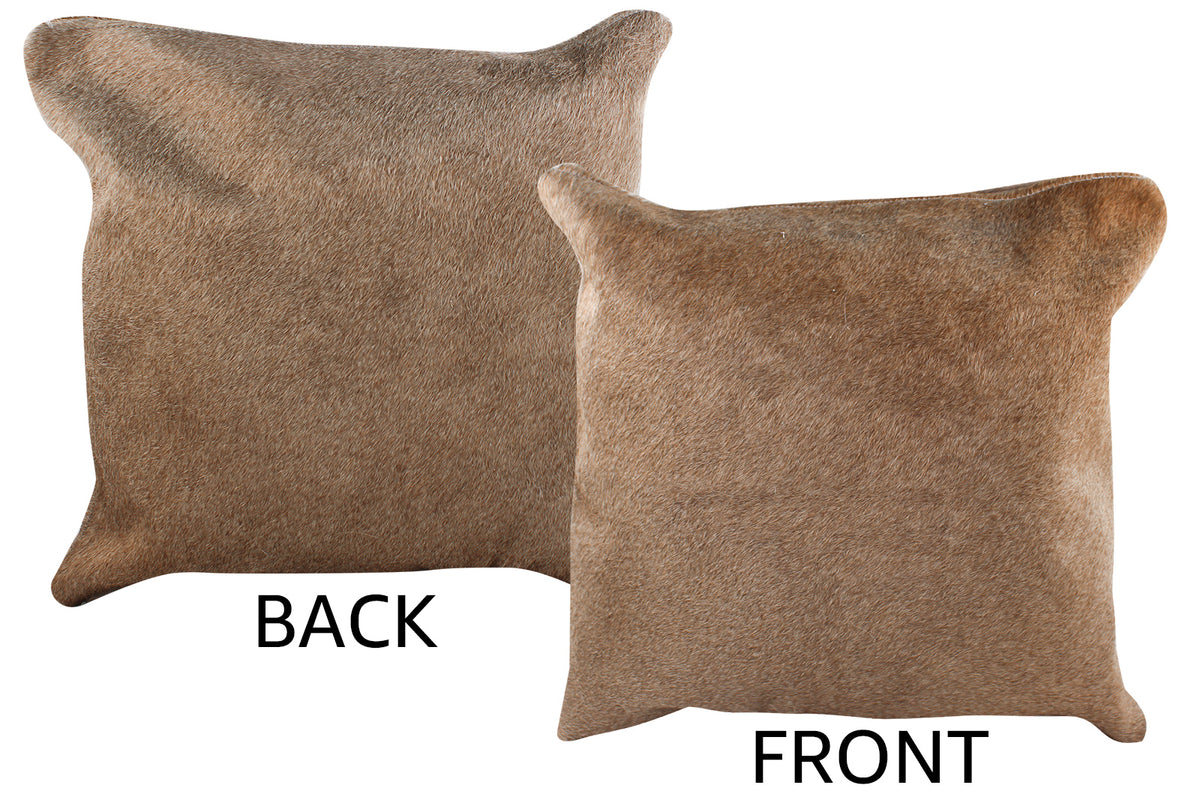 Taupe Cowhide Pillow #74727