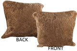 Taupe Cowhide Pillow 16x16 #74763 by Hudson Hides