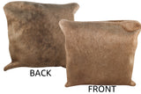 Taupe Cowhide Pillow 16x16 #74898 by Hudson Hides
