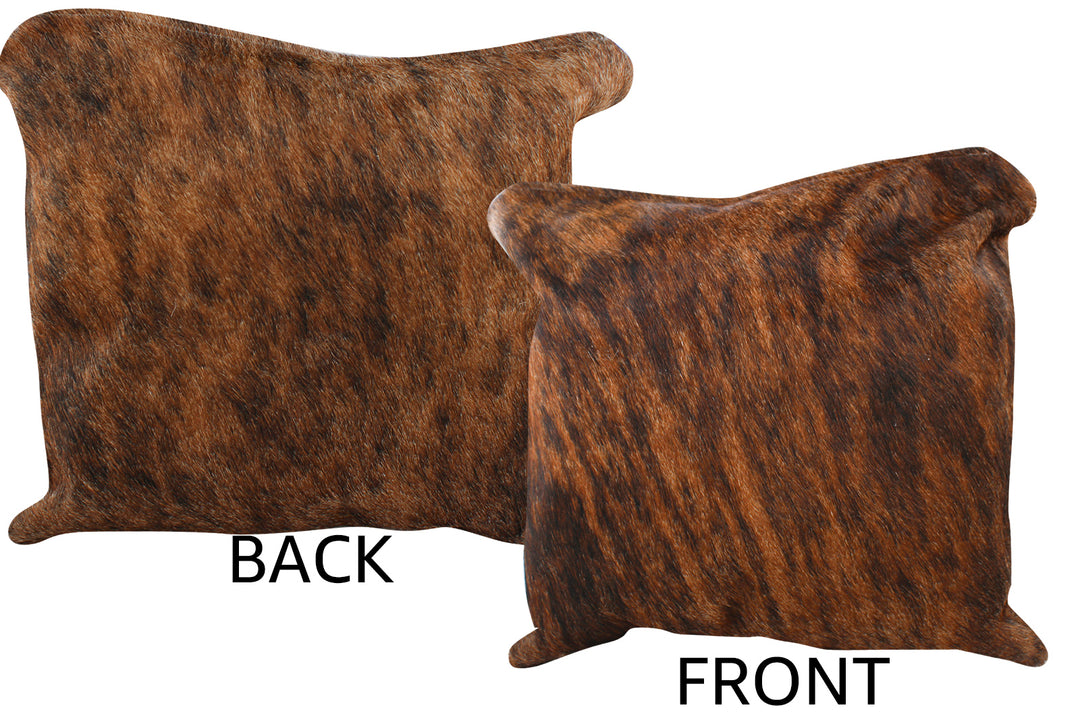 Medium Brindle Cowhide Pillow 16x16 #74945 by Hudson Hides