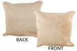 Champagne Cowhide Pillow 16x16 #75101 by Hudson Hides