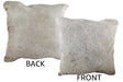Grey Cowhide Pillow 20x20 #75563 by Hudson Hides