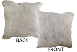 Grey Cowhide Pillow 20x20 #75563 by Hudson Hides
