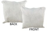 Grey Cowhide Pillow 20x20 #75932 by Hudson Hides