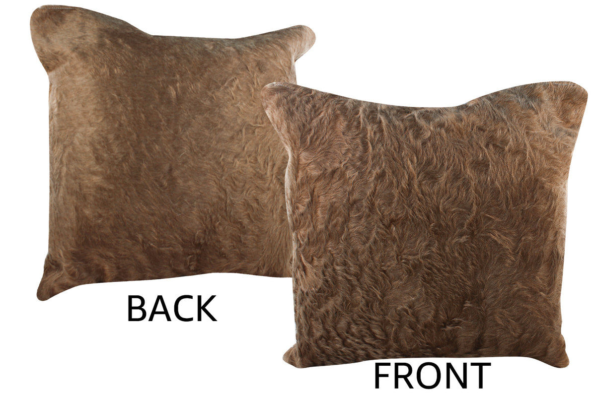 Taupe Cowhide Pillow #76169