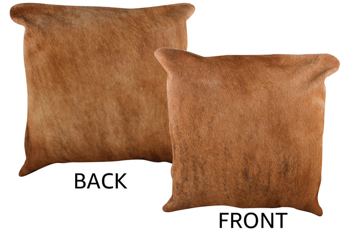 Medium Brindle Cowhide Pillow 20x20 #76478 by Hudson Hides