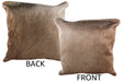 Taupe Cowhide Pillow 20x20 #76837 by Hudson Hides