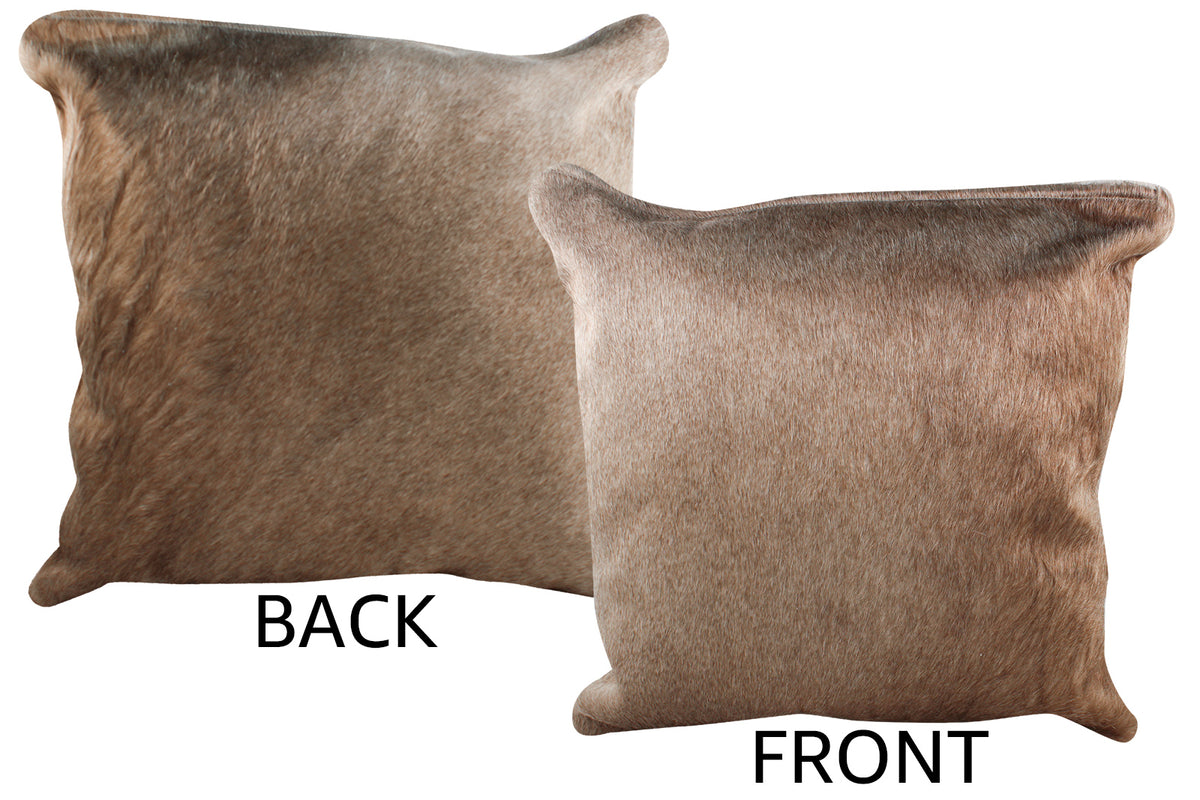 Taupe Cowhide Pillow #76837
