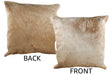 Champagne Cowhide Pillow 20x20 #76843 by Hudson Hides