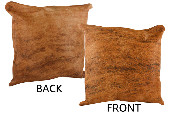 Medium Brindle Cowhide Pillow 20x20 #76906 by Hudson Hides