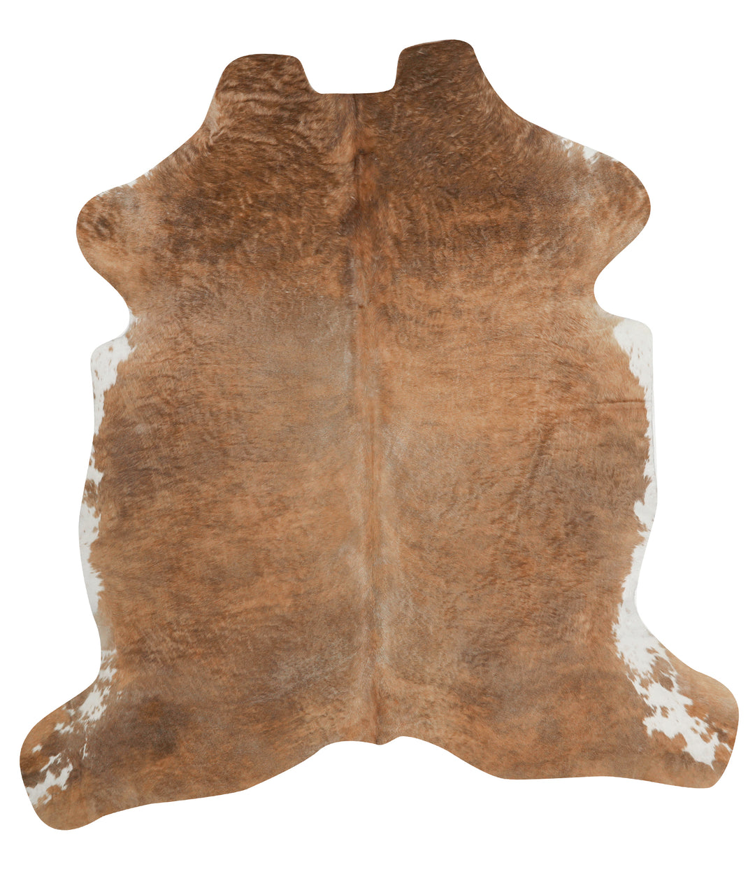 Light Caramel X-Large European Cowhide Rug 6'9"H x 6'4"W #79975 by Hud