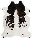 Tricolor X-Large European Cowhide Rug 7'8"H x 6'4"W #80857 by Hudson Hides
