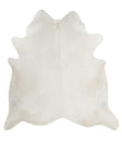 Solid White XX-Large Brazilian Cowhide Rug 7'11"H x 7'5"W #81160 by Hudson Hides