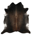 Dark Grey XX-Large Brazilian Cowhide Rug 7'8"H x 7'3"W #81644 by Hudson Hides