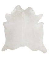Solid White XX-Large Brazilian Cowhide Rug 7'6"H x 7'2"W #82334 by Hudson Hides