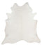 Solid White XX-Large Brazilian Cowhide Rug 8'2
