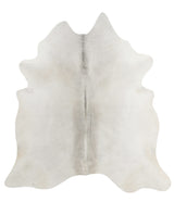 Light Grey XX-Large Brazilian Cowhide Rug 7'6"H x 6'11"W #82579 by Hudson Hides