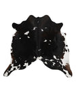 Black and White X-Large Brazilian Cowhide Rug 6'0"H x 6'10"W #83135 by Hudson Hides