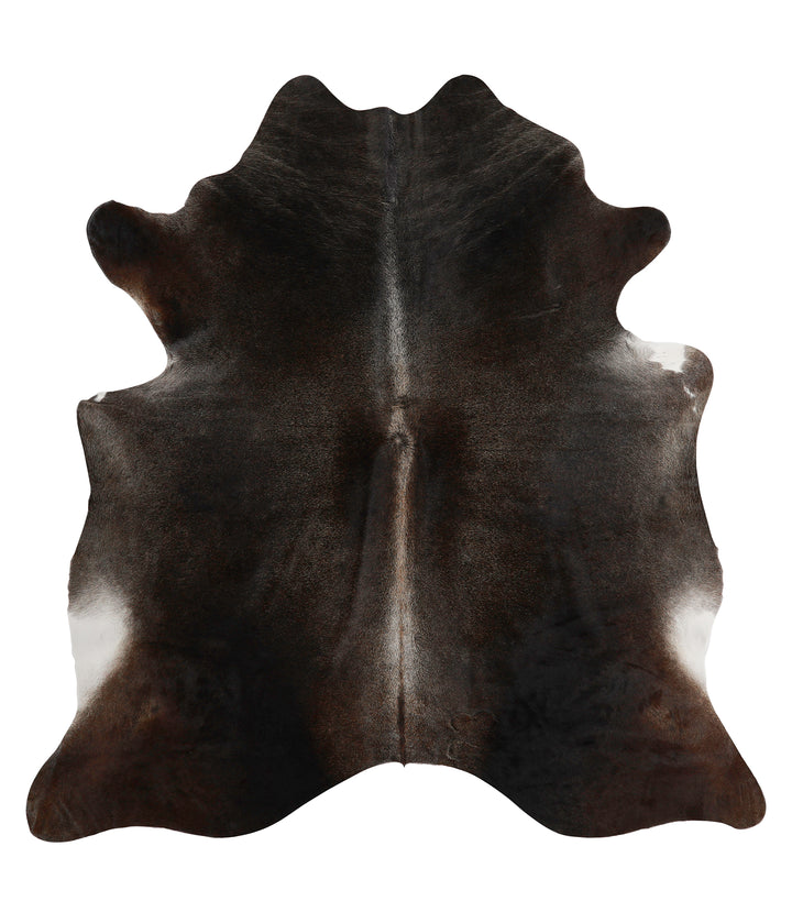 Dark Grey X-Large Brazilian Cowhide Rug 6'6"H x 6'3"W #84233 by Hudson Hides