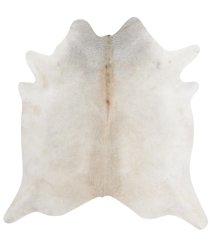 Grey with Beige XX-Large Brazilian Cowhide Rug 7'4"H x 7'0"W #84414 by Hudson Hides
