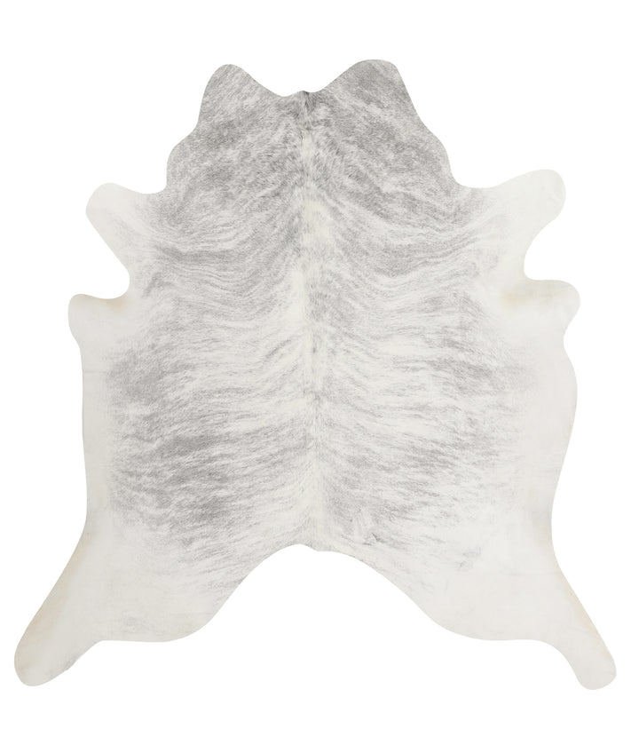 Grey Brindle X-Large Brazilian Cowhide Rug 7'6"H x 5'11"W #84607 by Hudson Hides