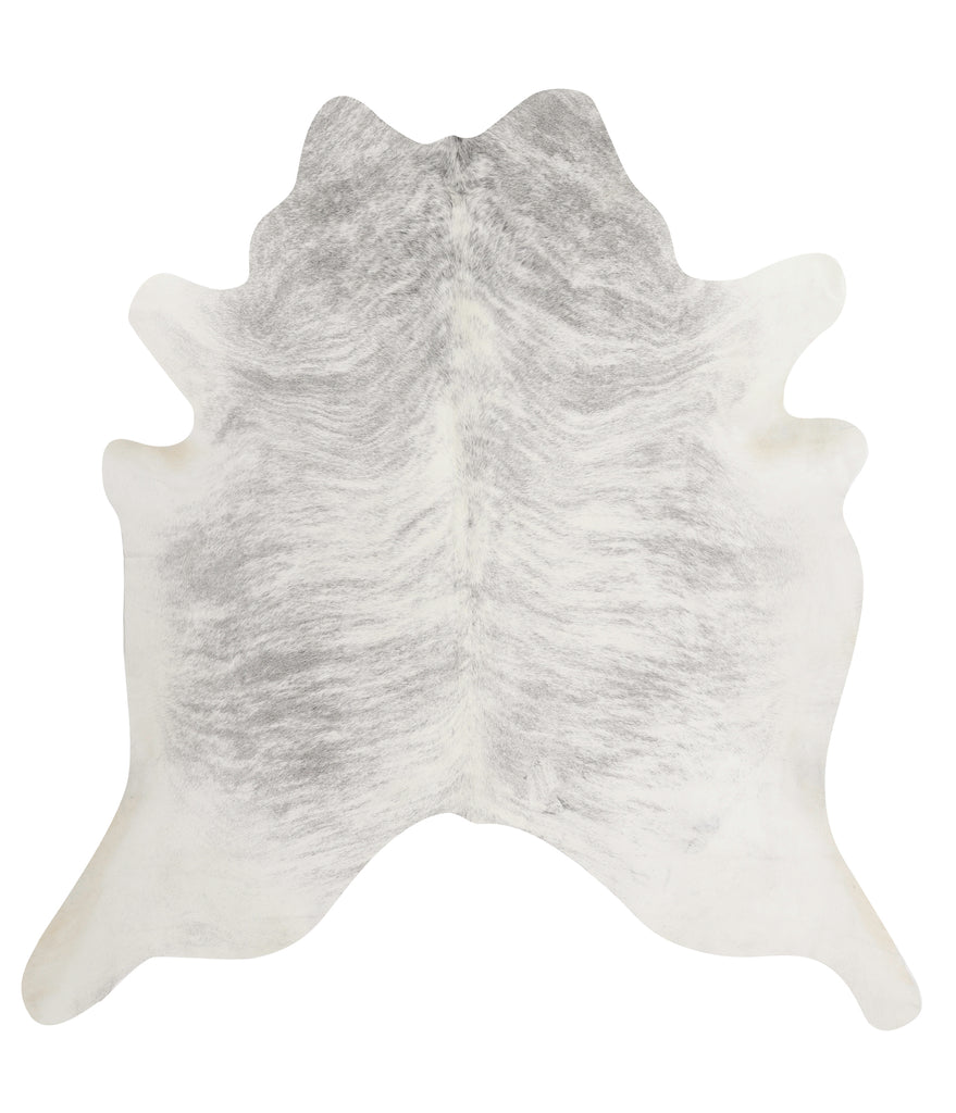 Grey Brindle X-Large Brazilian Cowhide Rug 7'6"H x 5'11"W #84607 by Hudson Hides