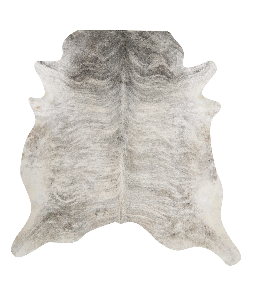 Grey Brindle XX-Large Brazilian Cowhide Rug 8'4"H x 7'10"W #84612 by H