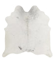 Salt and Pepper Black Large Brazilian Cowhide Rug 6'2"H x 5'11"W #84757 by Hudson Hides