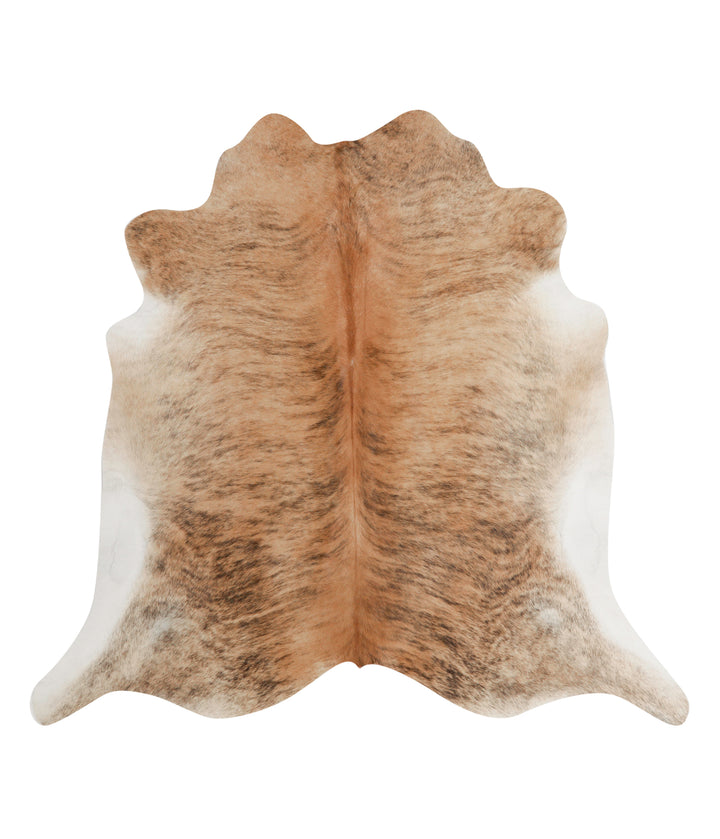 Light Brindle X-Large Brazilian Cowhide Rug 6'3"H x 6'6"W #85205 by Hudson Hides