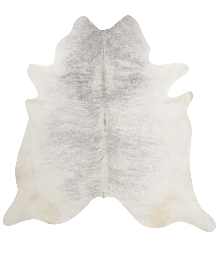 Grey Brindle XX-Large Brazilian Cowhide Rug 8'1"H x 7'11"W #85308 by Hudson Hides