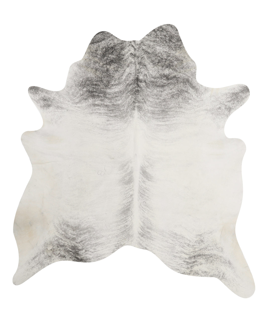 Grey Brindle X-Large Brazilian Cowhide Rug 7'5"H x 6'7"W #85350 by Hud