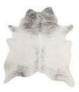 Grey Brindle X-Large Brazilian Cowhide Rug 7'5"H x 6'7"W #85350 by Hudson Hides