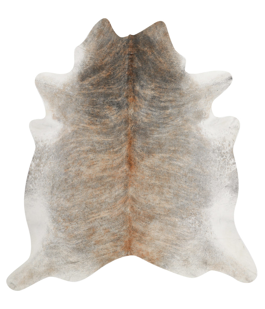 Light Brindle XX-Large Brazilian Cowhide Rug 8'0"H x 7'4"W #85354 by Hudson Hides