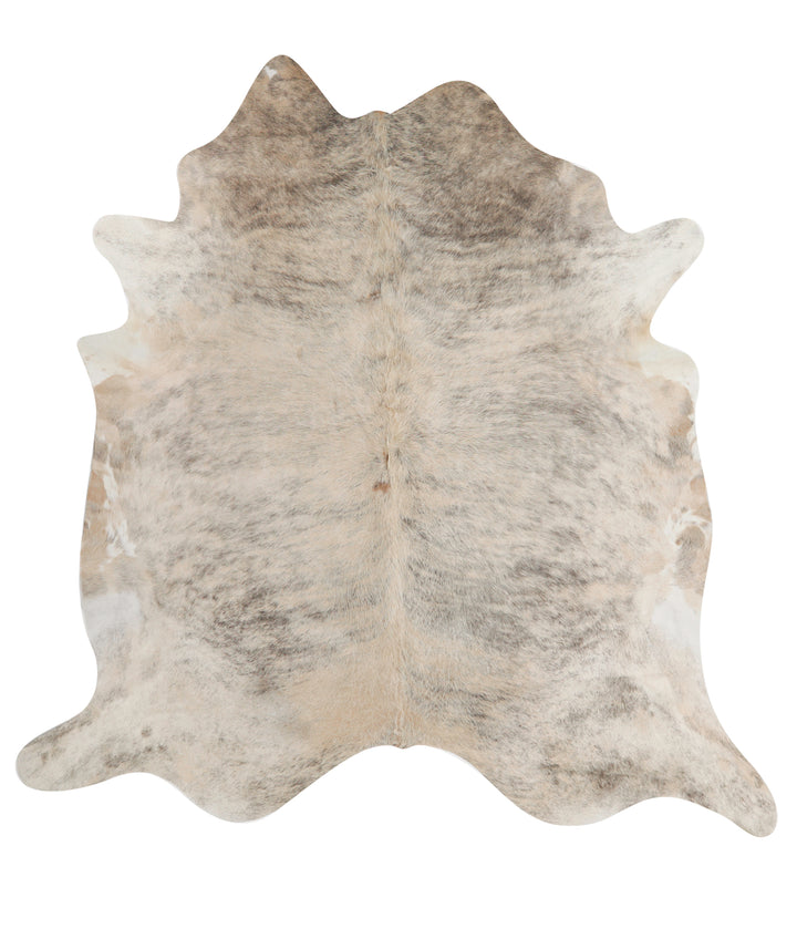 Light Brindle XX-Large Brazilian Cowhide Rug 7'8"H x 7'7"W #85361 by Hudson Hides