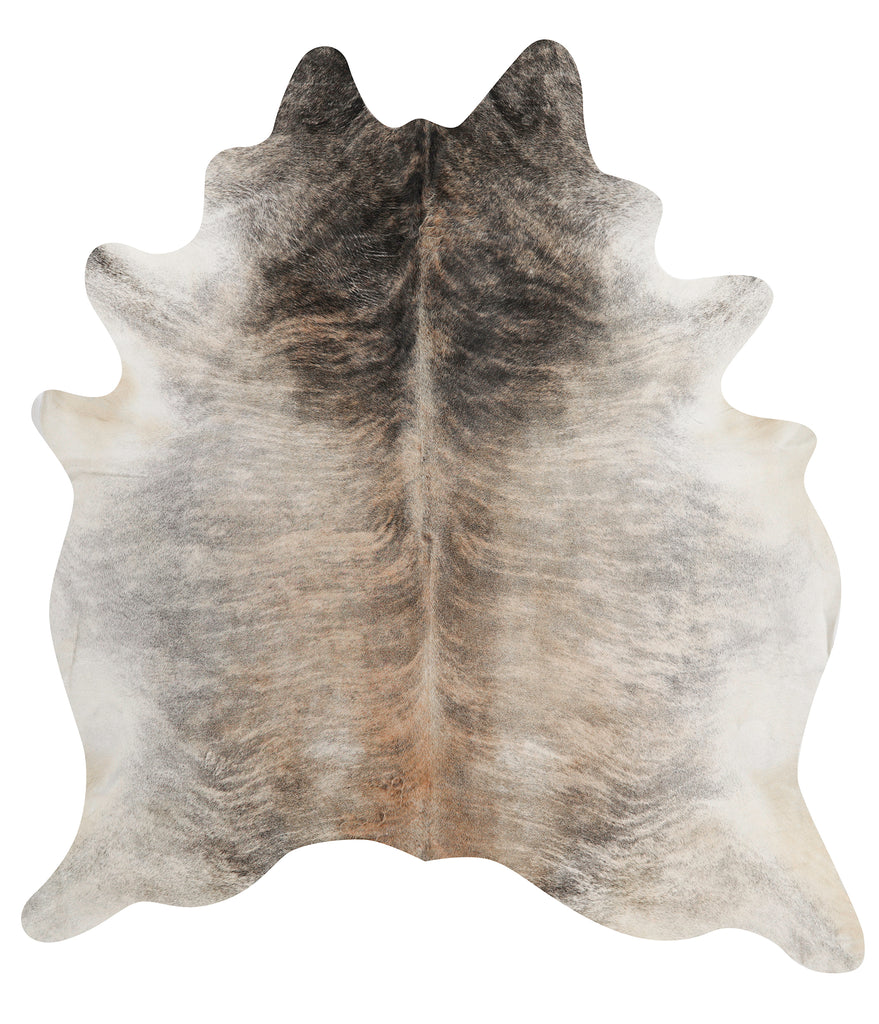Light Brindle XX-Large Brazilian Cowhide Rug 8'3"H x 7'6"W #85532 by Hudson Hides