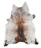 Salt and Pepper Brown X-Large Brazilian Cowhide Rug 7'9