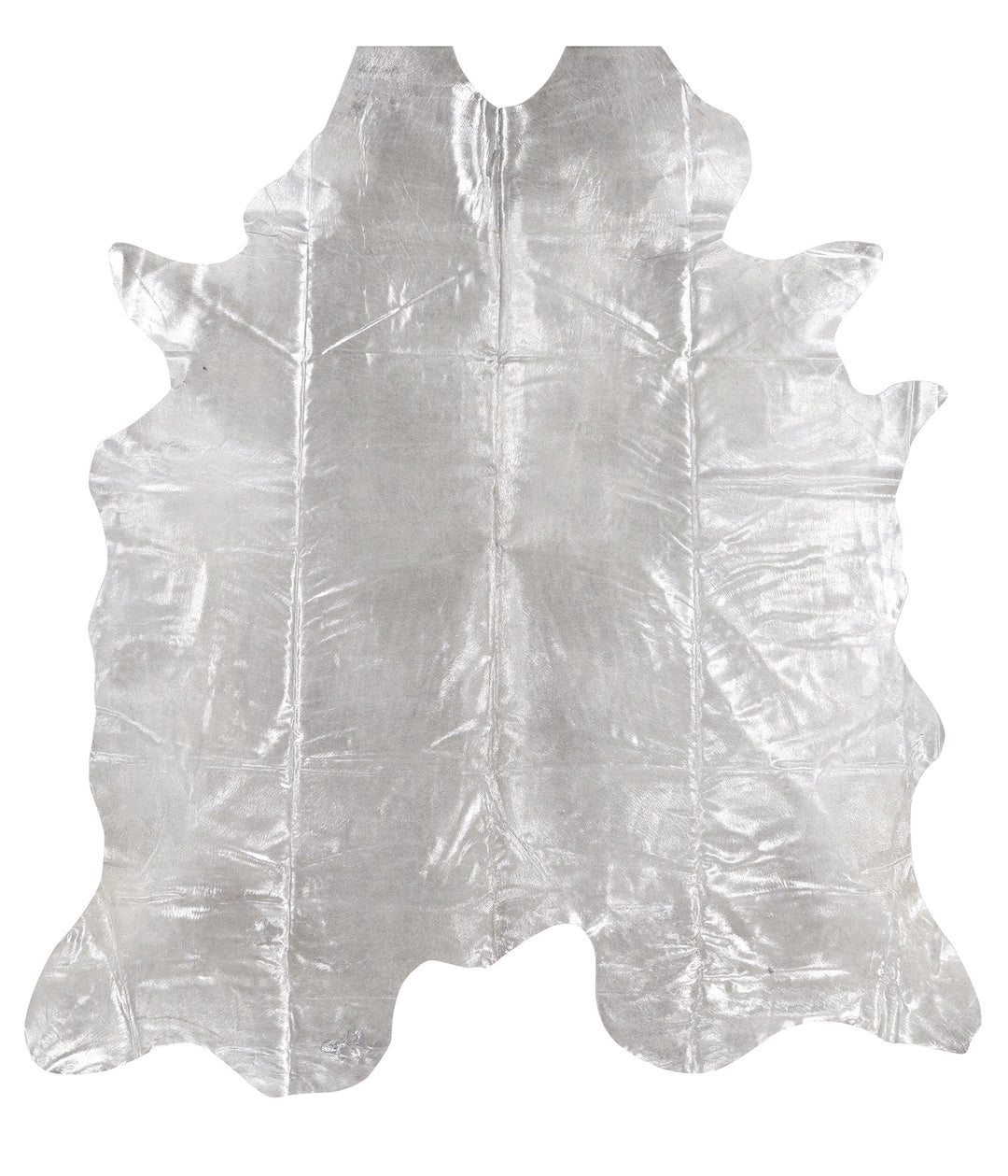Metallic XX-Large Brazilian Cowhide Rug 8'5"H x 7'8"W #86457 by Hudson