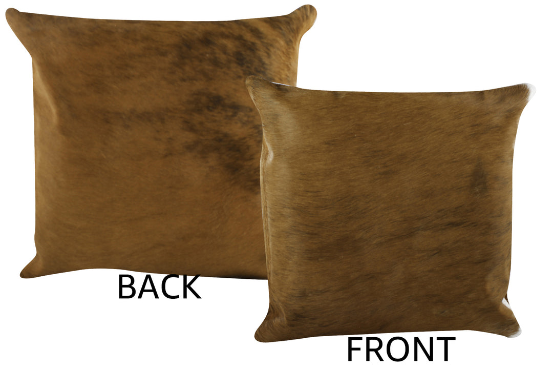 Medium Brindle Cowhide Pillow 16x16 #87036 by Hudson Hides