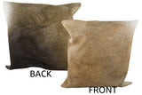 Grey with Beige Cowhide Pillow 20x20 #87247 by Hudson Hides