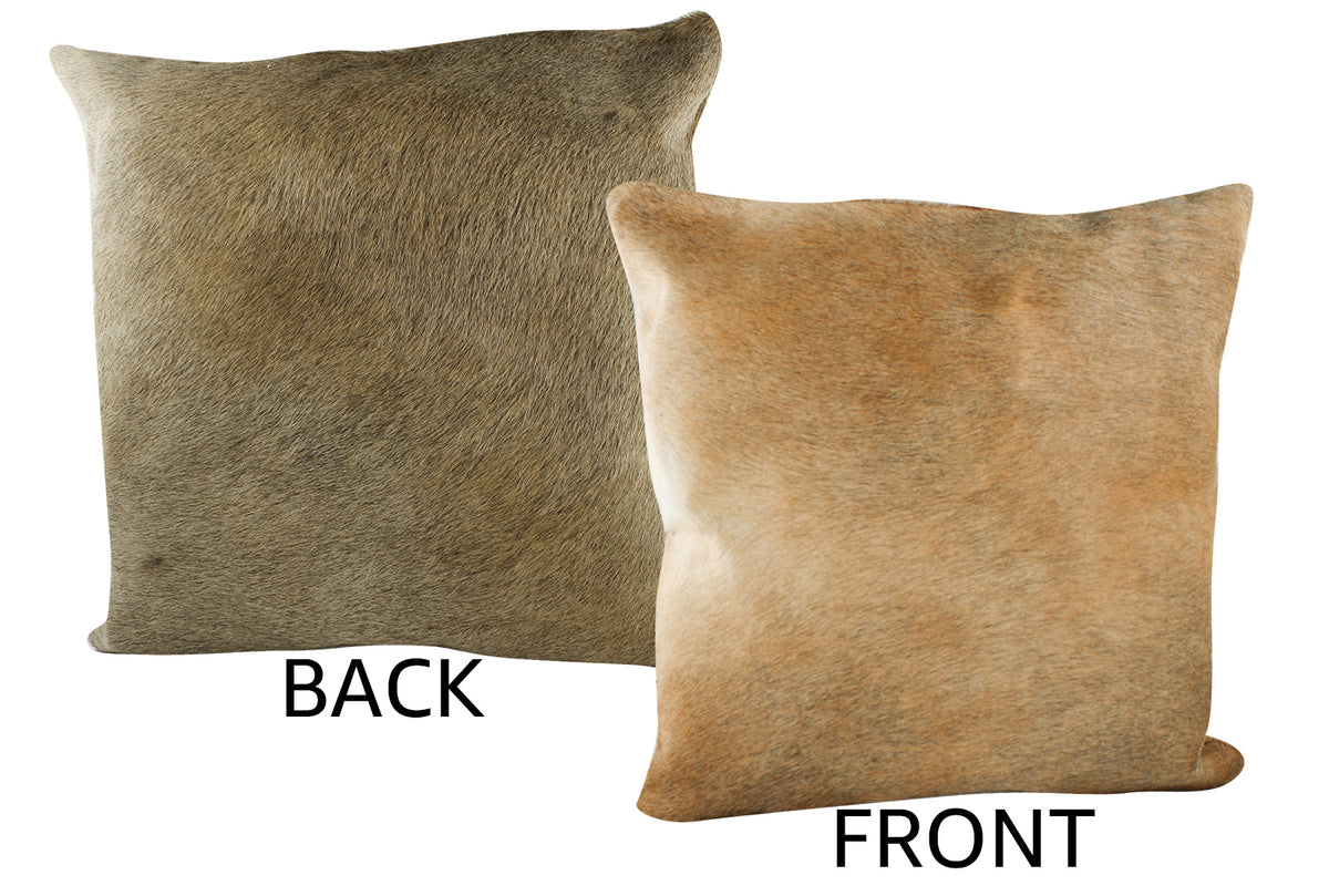 Caramel Cowhide Pillow #87448