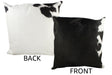 Black and White Cowhide Pillow 20x20 #87495 by Hudson Hides