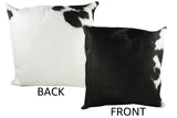 Black and White Cowhide Pillow 20x20 #87495 by Hudson Hides
